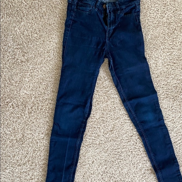 Hollister Skinny Navy Blue Jeans - Picture 2 of 4